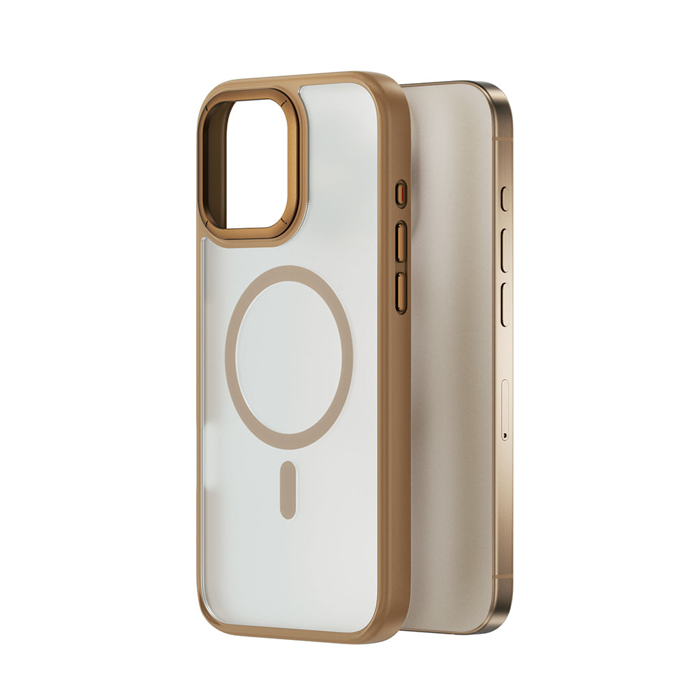 Wiwu FGG-012 ArmorPro Serisi iPhone 16 Pro M-safe Şarj Özellikli Parmak İzi Bırakmayan Kılıf Wiwu FGG-012 ArmorPro Serisi iPhone 16 Pro M-safe Şarj Özellikli Parmak İzi Bırakmayan Kılıf